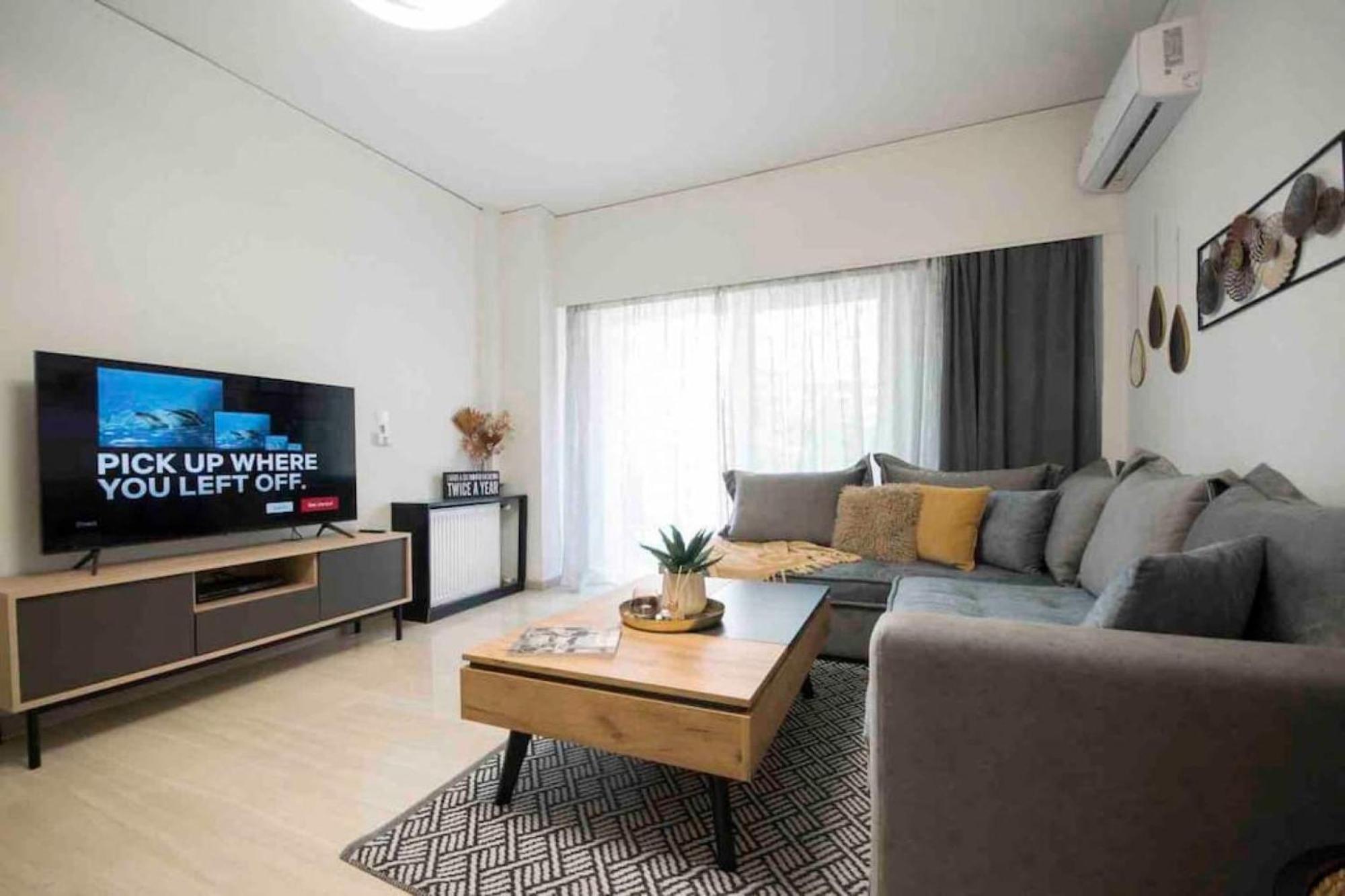 Alkuoni Lux Flat At Pfaliro 아테네 외부 사진